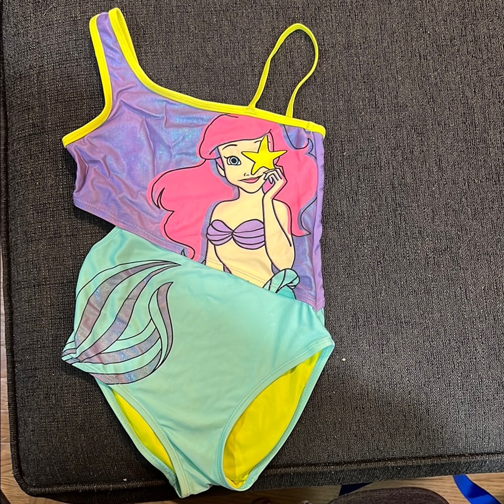 Disney Store Size 12 Little Mermaid Kids Swimwear
